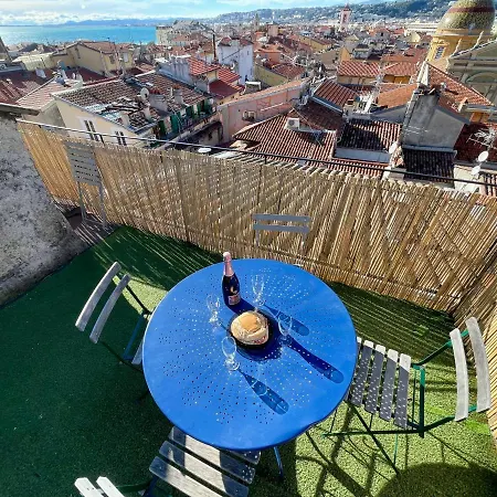 Triplex Toit-Terrasse Authentique Vieux-Nice & Mer Esterno foto